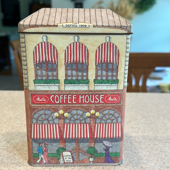 Vintage original coffee tin “melitta” late 1980’s Home Decor - Picture 2 of 9